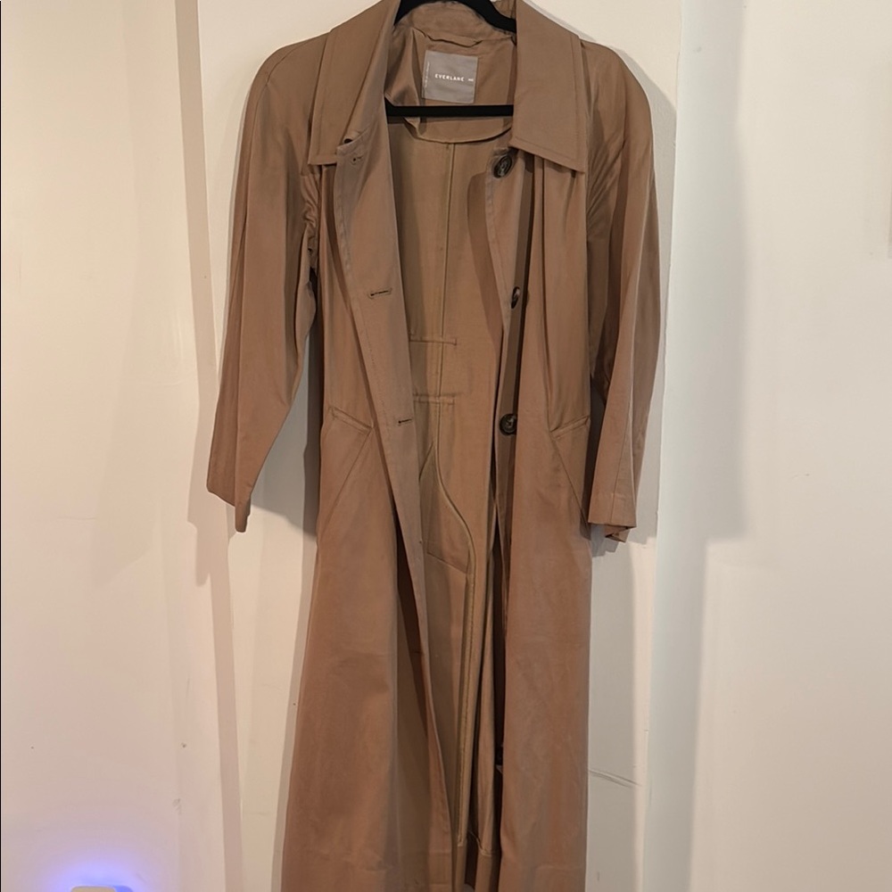 Stylish Tan Trench Coat